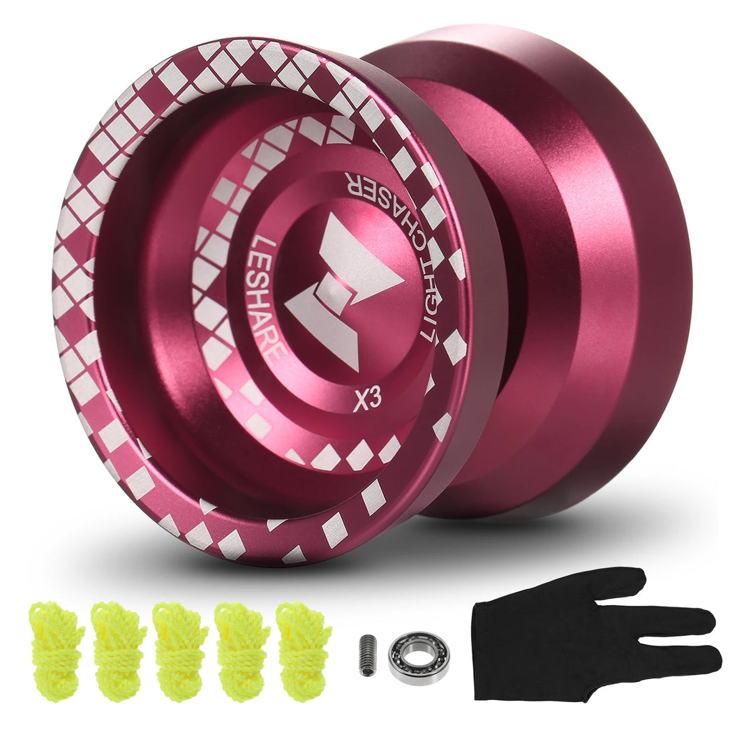 Professional Yo-Yo Ball - Aluminum Alloy Responsive Yo-Yo with Unresponsive Bearing - For Professionals & Beginners