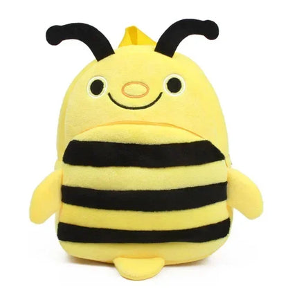 Baby Girls Plush Backpack - Cute 3D Cartoon Animal School Bag for Toddlers 0-4Y - Kidzy Market