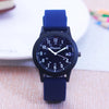 Fashion Boys and Girls Multifunction Date 24-Hour Waterproof Watch with Soft Silicone Strap High-Quality Student Gift
