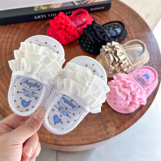Infant Baby Girls Summer Sandals – Newborn Toddler First Walker Crib Dress Shoes