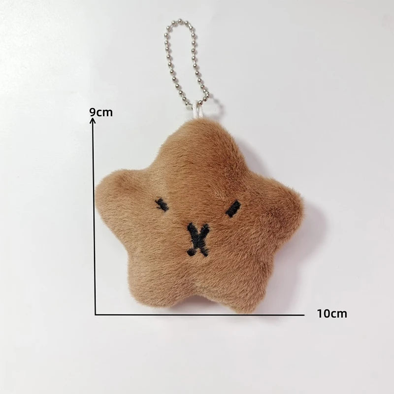 Soft Stuffed Capybara Plush Doll – Cartoon Bag, Backpack, and Car Keychain with Squeak Toy