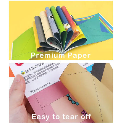 Origami Kit for Kids with 60 Projects – Double-Sided Practice Papers and Instructional Book, 4 Skill Levels, Gift for Ages 4+ Girls