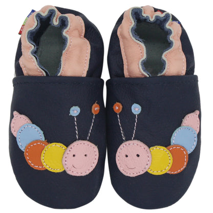 Carozoo Baby Shoes – Leather Children Slippers, Prewalker First Walking Shoes for Newborn Boys & Girls