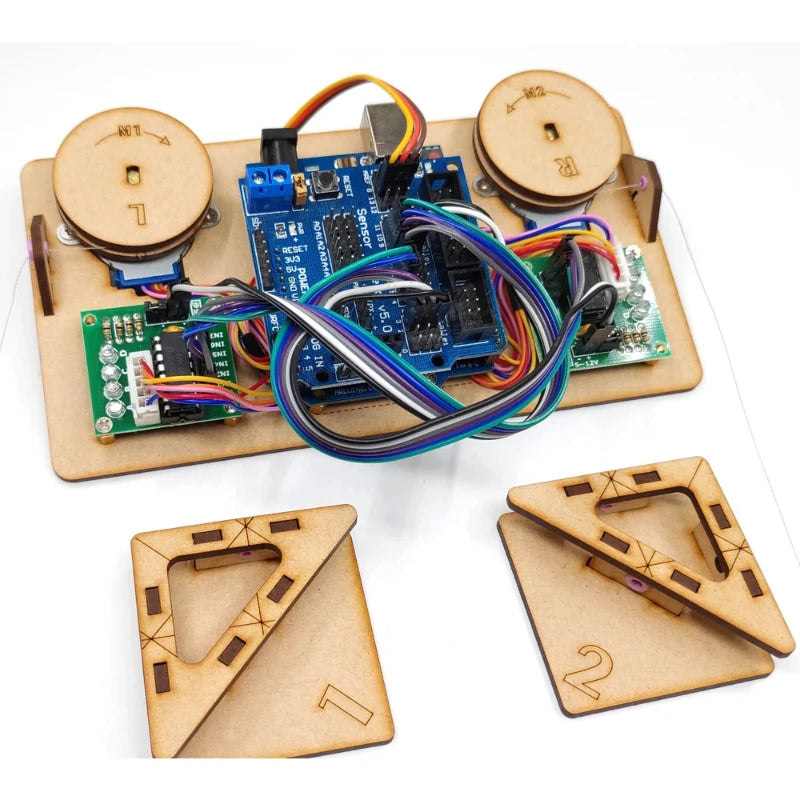 Draw Wall Painting Robot with Cable Plotter, Polar Graph for Arduino, Motor for UNO, Programmable DIY Robot Starter Kit
