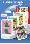 Educational Reusable Wipe-Clean Focus And Attention Training Activity Sheets Set For Kids