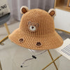 Baby & Toddler Bucket Hat with Bow — One Size Summer Beach Sun Cap, Cute Cartoon Princess Fisherman/Panama Style, Unisex