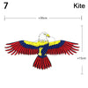 30m Kite Line with Plastic Eagle Kite – DIY Flying Bird Kite for Children, Large Eagle Kite, Family Trip Gift