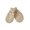 Newborn Baby Shoes Knitted Infant Girls Boys Boots Cute Butterfly-Knot Toddler Walk Bed Shoes Warm 0-18M Accessories Hats Gloves