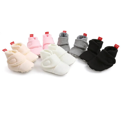 Meckior Baby Shoes Socks Warm Anti-Slip Cotton Comfort Lightweight Crawl First Walkers for Boys & Girls