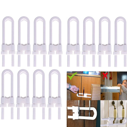 Pack of Child Safety Cabinet Latches for Baby Safe Cupboard Door U Shape Lock Guard Protector Lock

Pack of Child Safety Cabinet Latches for Baby Safe Cupboard Door U Shape Lock Guard Protector Lock