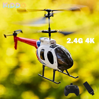 Military RC Helicopter – 4CH Remote Control with 4K Camera, LED Lights, and Altitude Hold
