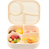 Silicone Food Storage Containers - Reusable Bento Lunch Box with Lids, Microwave & Dishwasher Safe, BPA-Free Storage Boxes
