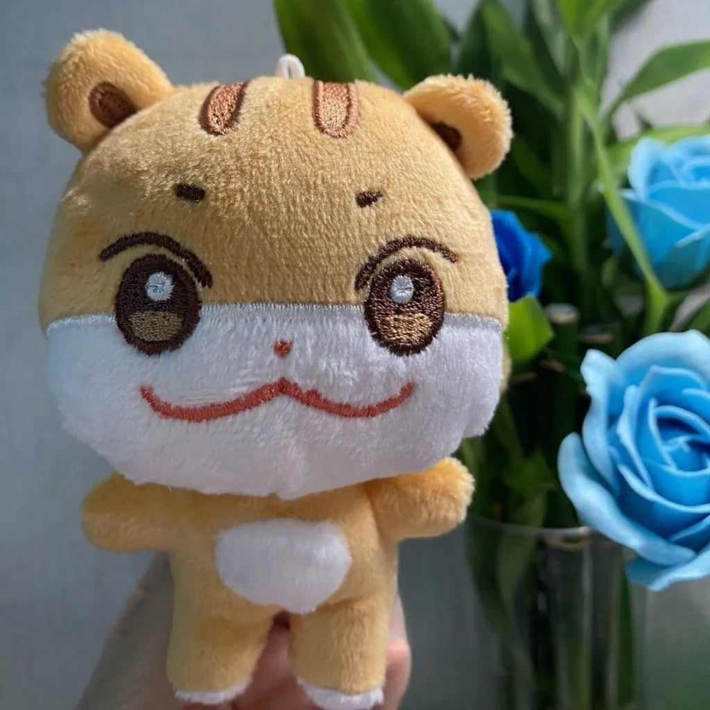 4-Inch Kpop ATEEZ Plush Keychain Pendant – Aniteez Design Featuring Hongjoong, Seonghwa, Yunho, Yeosang, San, Mingi, Wooyoung, Jongho
