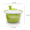 5-Liter Salad Spinner Dryer Hand Crank Vegetable Dehydrator Kitchen Accessory
