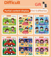 Find the Difference Dry Erase Activity Cards for Attention Training and Learning Reusable Educational Set for Kids