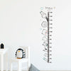3-Pack Cartoon Animal Height Ruler Wall Stickers - Waterproof Removable PVC Growth Chart for Kids Room, Nursery & Playroom