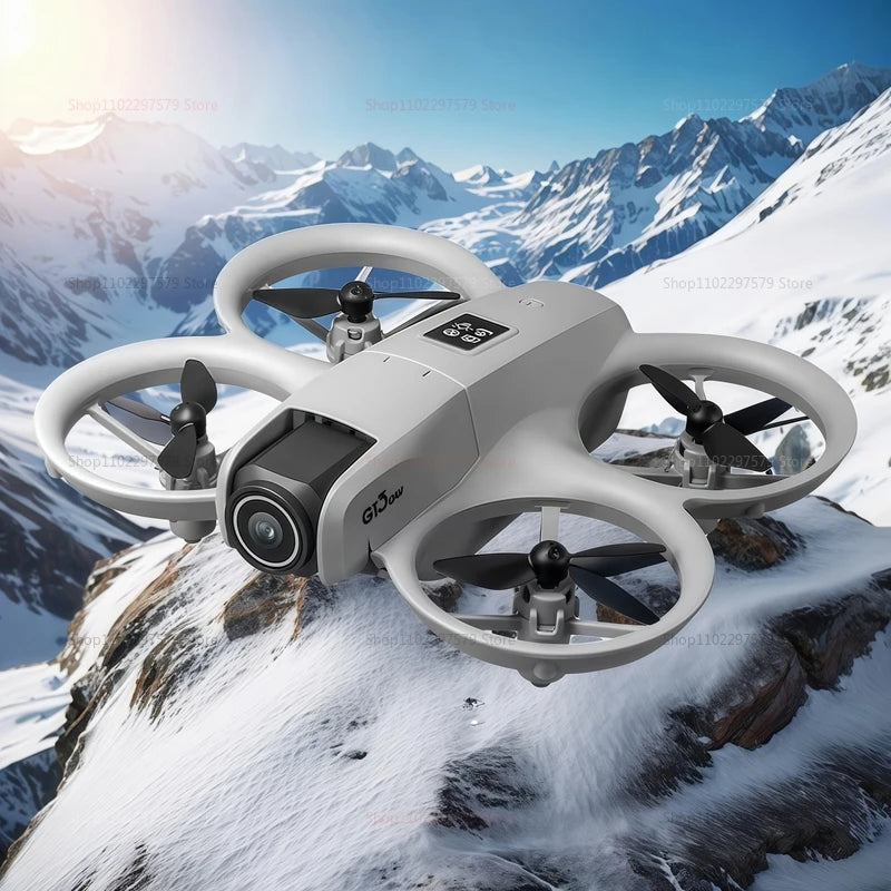 GT3 Optical Flow Localization Drone Wide Angle HD 8K Dual Camera Height Hold RC Obstacle Avoidance Foldable Quadcopter Toy