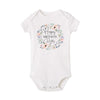 “Happy Birthday Daddy, I Love You” – Adorable Newborn Baby Bodysuit, Short-Sleeve Infant Romper, Perfect Birthday Gift for Dad