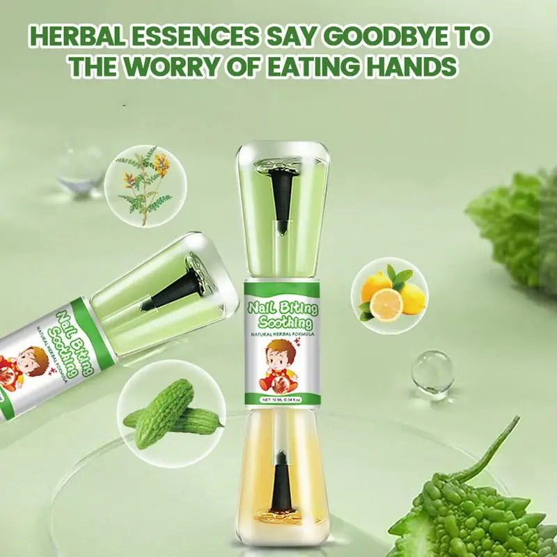 Nail Biting Prevention – Bitter Stop Nail Biting, Natural Thumb Sucking Prevention for Adults & Children, Safe Nail Care with Bitter Taste
