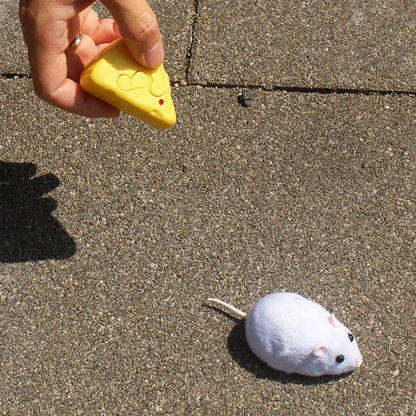 Electric Mini RC Mouse Toy – IR Remote Control Rat for Kids, Pets, and Pranks