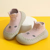 Cute Kids Boy Girl Shoes Soft Rubber Sole Child Floor Sneakers Baby Booties Toddler First Walker