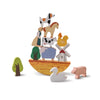 Montessori Wooden Stacking Toys for Baby - Forest House Blocks Sensory Educational Gift