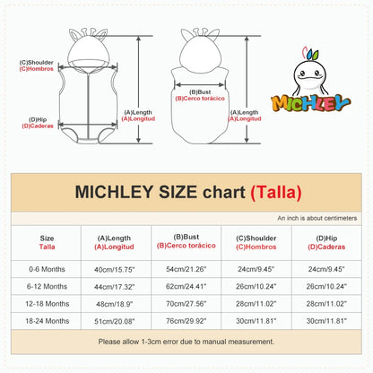 MICHLEY Carnival Baby Romper Bodysuit – Sleeveless Newborn Clothes for Infant & Toddler, Halloween Photography Prop for Boys & Girls