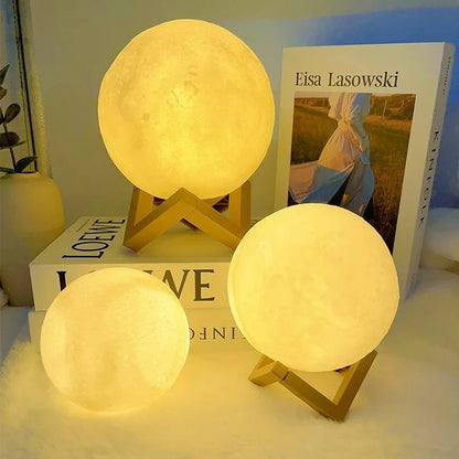 Children's Day Hand-Painted Moon Light DIY Kit Kindergarten Parent-Child Planet Night Light Activity