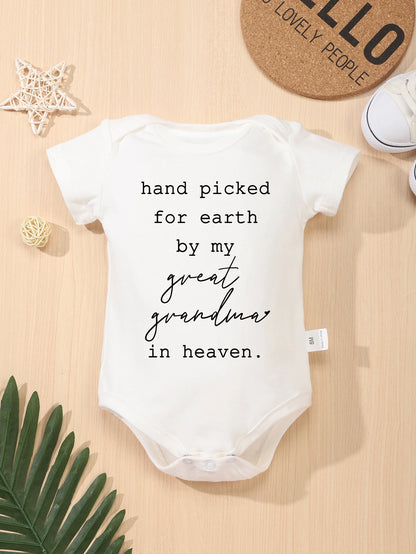 5 Things You Should Know About My Grandma Print Baby Bodysuit – Trendy Newborn One-Piece, Boy Girl Romper, Infant Jumpsuit, Toddler Clothes
