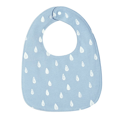 INSULAR 3-Layer Baby Bibs & Burp Cloth Set – Soft Cotton Adjustable U-Shape Feeding Bib for Newborns & Infants, Saliva Towel & Rice Bag - Kidzy Market
