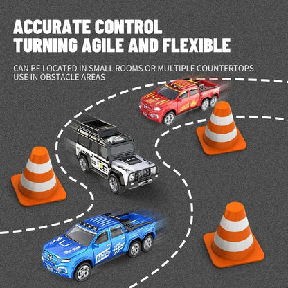 Mini 1/64 Alloy RC Car with 60-Minute Run Time