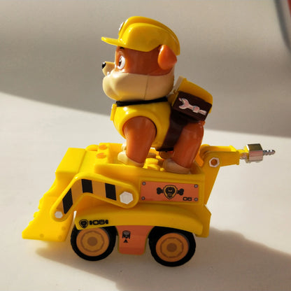 Paw Patrol Vehicle Playset – Chase, Skye, Marshall Pull Back Cars with Ryder Figure Building Blocks Toy