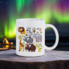 Cute Big-Eyes Animal Porcelain Coffee Mug - 320 ml (10.8 fl oz) Cartoon Kids Breakfast & Juice Cup