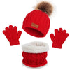 Baby Winter Hat, Scarf & Gloves Set – 3-Piece Warm Knitted Outfit for Boys & Girls, Perfect Gift & Photography Prop