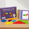 3D Wooden Animal Jigsaw Puzzle – Colorful Tangram Montessori Toy for Kids