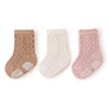 3 Pairs Newborn Baby Socks - Autumn Warm, Breathable Non-Slip Stockings | Solid Fashion Socken for Boys & Girls, Kids Clothes Accessories