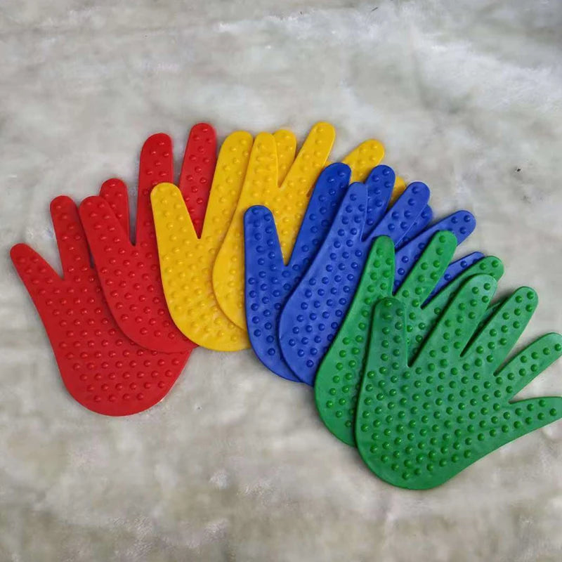 4-Pack Hand & Feet Coordination Game for Kids — Sensory Integration Crawling & Jump Activity Toy