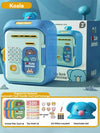 Electronic Piggy Bank with Password Safe Smart Fingerprint Automatic Banking Children's Gift Money Box