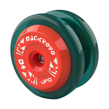D4 UFO Responsive Yo-Yo - Auto Return with Rope String Bearing - Trick ABS Plastic Yo-Yo Ball - Professional Looping Yo-Yo for Beginner