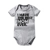 Popular "Mom+Dad=Me" Baby Romper – 100% Cotton Summer Onesie, Newborn Baby Clothes, Unisex Crawling Clothes, Comfortable and Cute
