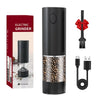 Electric Pepper Grinder Stainless Steel USB Rechargeable Adjustable Coarseness Spice Mill Kitchen Tool