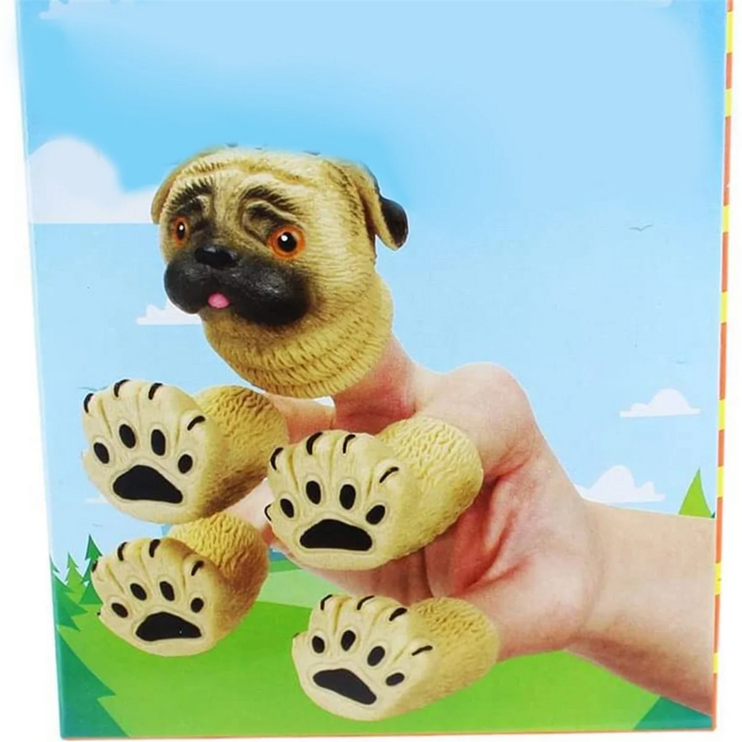 E Squirrel Finger Puppet Set, Animal Puppet Show Props, Novelty Toy Gift