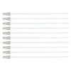 10Pcs 4mm Dia Bottle & Straw Cleaning Brush, Reusable Plastic Drinking Straw Cleaner, Soft Hair Cleaning Tool (175mm Length)