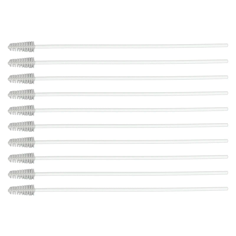 10Pcs 4mm Dia Bottle & Straw Cleaning Brush, Reusable Plastic Drinking Straw Cleaner, Soft Hair Cleaning Tool (175mm Length)
