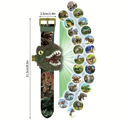3D Dinosaur Projection Electronic Watch for Kids Fun Luminous Toy Kindergarten Gift