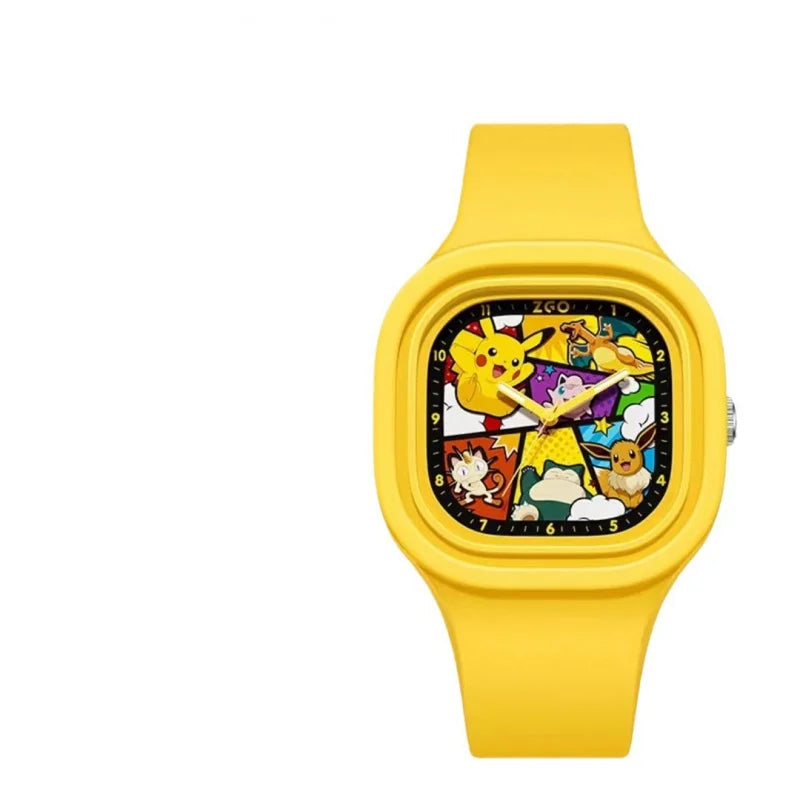 Pokemon Pikachu Creative Dial Waterproof Luminous Silicone Watch Children’s Birthday Gift