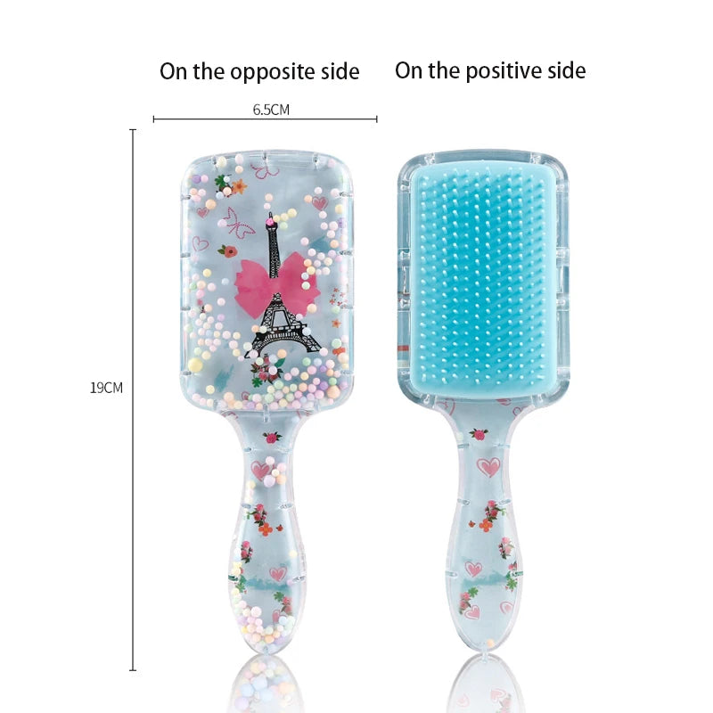 Cartoon Style Hair Brush – Dry & Wet Massage Exfoliating Brush for Men and Women