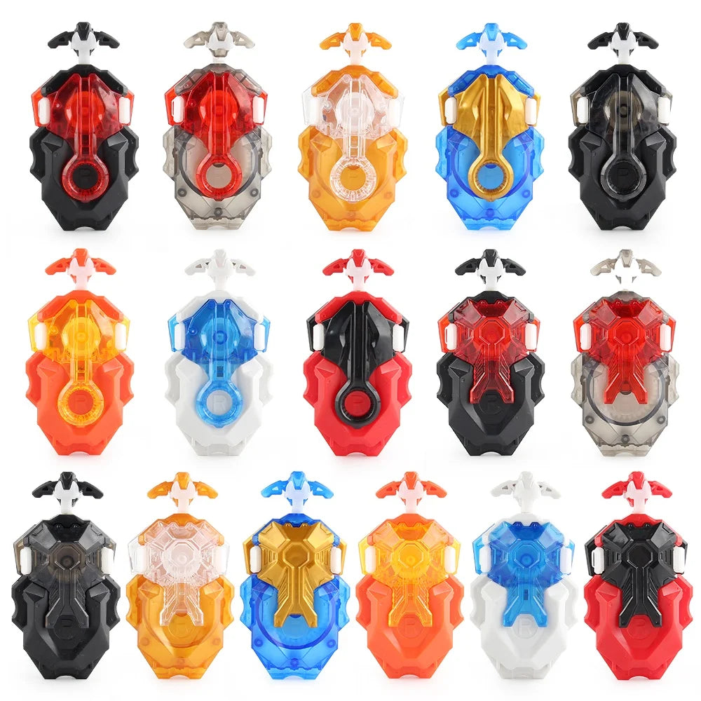 Z B-184 8-Color Metal Tube Custom LR Spinning Tops Launcher – Toy Set for Kids