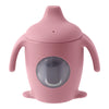1PC Baby Silicone Sippy Cup, Cartoon Penguin Shape, Transparent Baby Water Bottle, Portable Baby Tableware BPA-Free