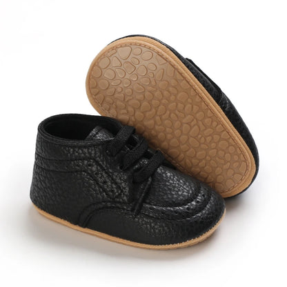 Boys and Girls Leather Loafers – Comfortable Oxford Dress Shoes, First Walkers, Baby Outdoor Shoes